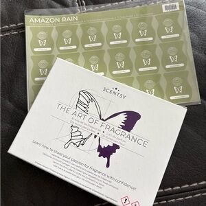 Scentsy The Art of Fragrance Set and Stickers